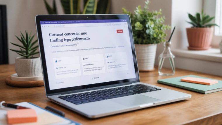 Comment concevoir une landing page performante : structure, UX et SEO pour convertir davantage en 2026