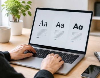Typographie web : choisir et associer les polices pour un site lisible et accessible